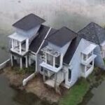 Misteri Rumah Mewah Terbengkalai di Tengah Danau Jombang yang Viral, Ada Kisah Seram di Baliknya