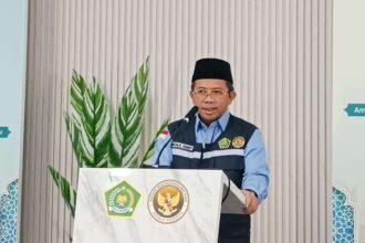 Ketua PPIH Arab Saudi, Muchlis Hanafi, umumkan pembatalan skema tanazul haji 2025 demi keselamatan jemaah.