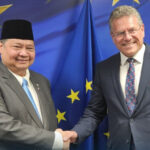 Menko Airlangga Hartarto dan Komisioner Uni Eropa Maroš Šefčovič berkomitmen mempercepat finalisasi perundingan IEU-CEPA di Brussels.