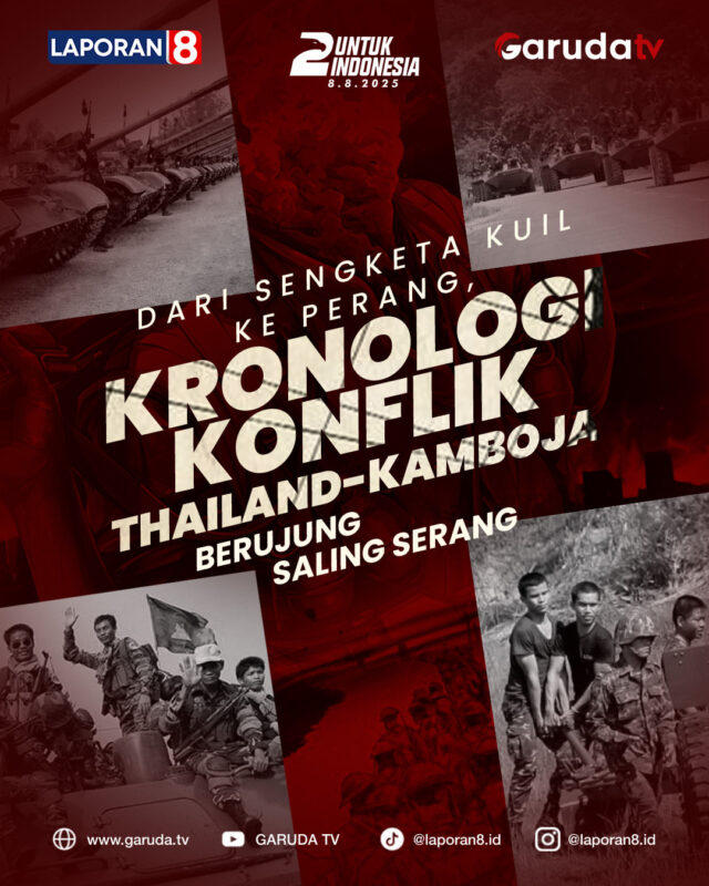 Dari Sengketa Kuil ke Perang, Kronologi Konflik Thailand-Kamboja Berujung Saling Serang