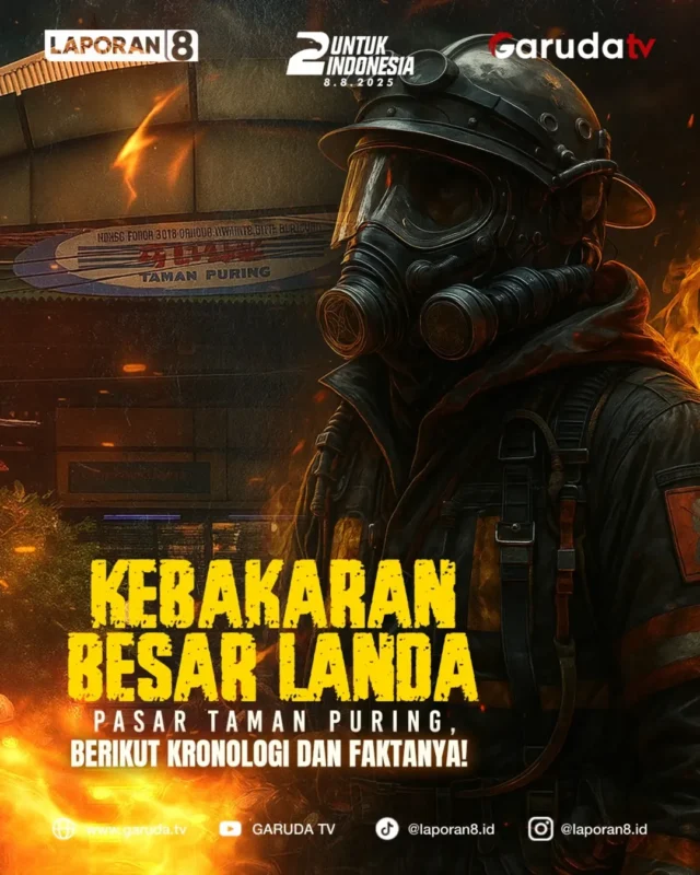 Kebakaran Besar Landa Pasar Taman Puring, Berikut Kronologi dan Faktanya!