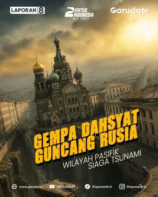 Gempa Dahsyat Guncang Rusia, Wilayah Pasifik Siaga Tsunami