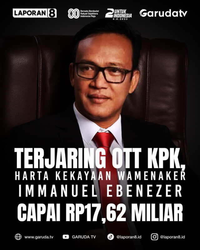 Terjaring OTT KPK, Harta Kekayaan Wamenaker Immanuel Ebenezer Capai Rp17,62 Miliar