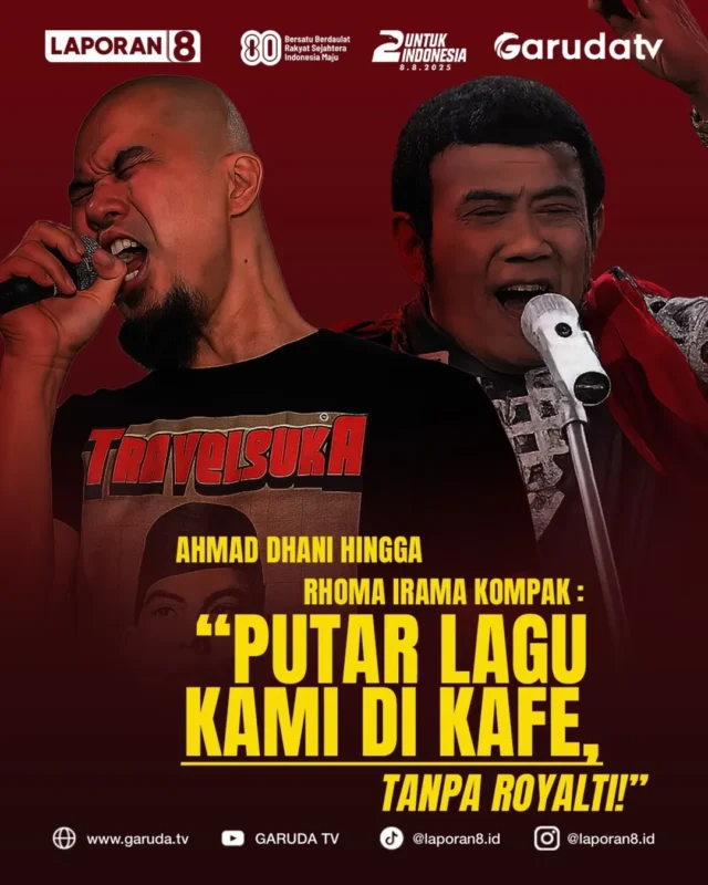 Ahmad Dhani Hingga Rhoma Irama Kompak: “Putar Lagu Kami di Kafe, Tanpa Royalti!”