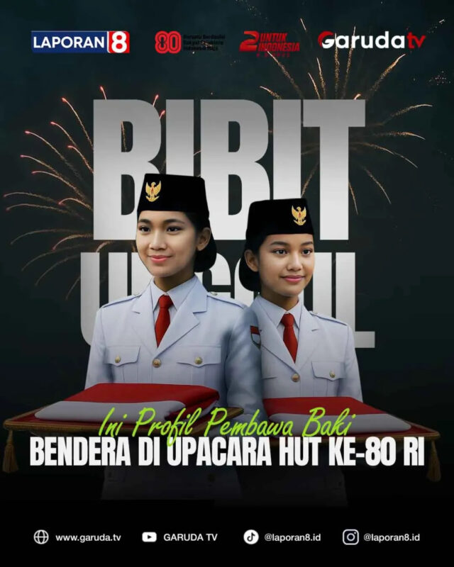 Bibit Unggul, Ini Profil Pembawa Baki Bendera di Upacara HUT ke-80 RI
