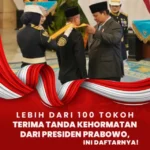 Lebih dari 100 Tokoh Terima Tanda Kehormatan dari Presiden Prabowo, Ini Daftarnya!
