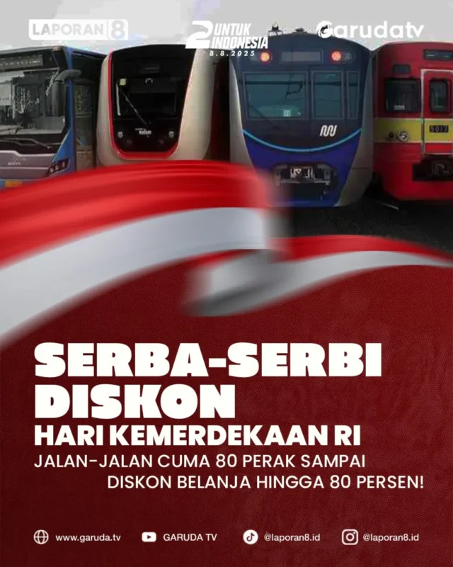 Serba Serbi Diskon Hari Kemerdekaan RI Jalan-Jalan Cuma 80 Perak Sampai Diskon Belanja Hingga 80 Persen