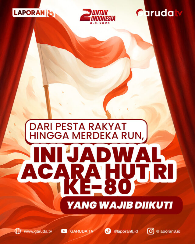 Dari Pesta Rakyat Hingga Merdeka Run, Ini Jadwal Acara HUT RI yang Wajib Diikuti