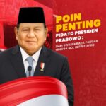 Poin Penting Pidato Presiden Prabowo: Dari Swasembada Pangan Hingga Nol Defisit APBN