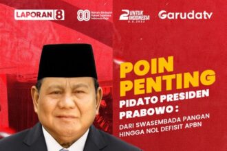 Poin Penting Pidato Presiden Prabowo: Dari Swasembada Pangan Hingga Nol Defisit APBN