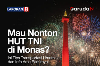 HUT TNI, Monas, Transportasi Umum, Nasional, Indonesia